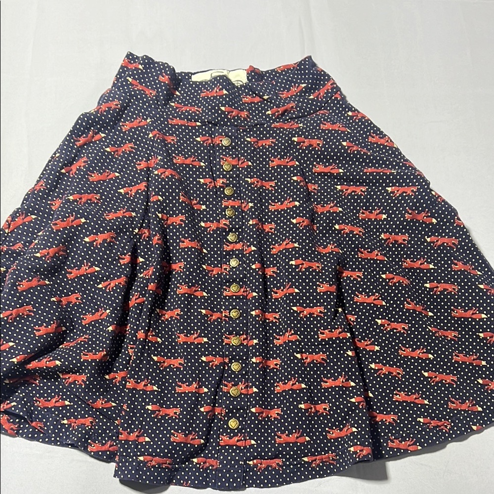Effie's Heart Navy and Red Skater Skirt